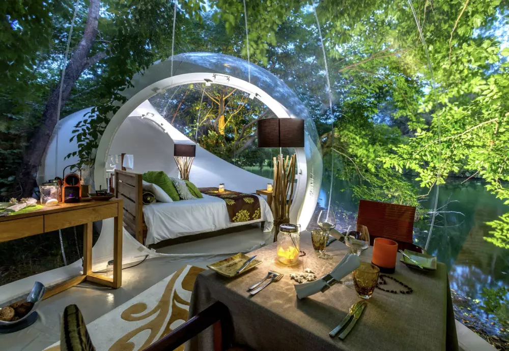 bubble tent house