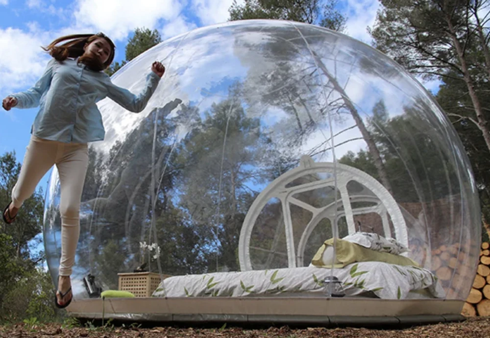 night sky bubble tent