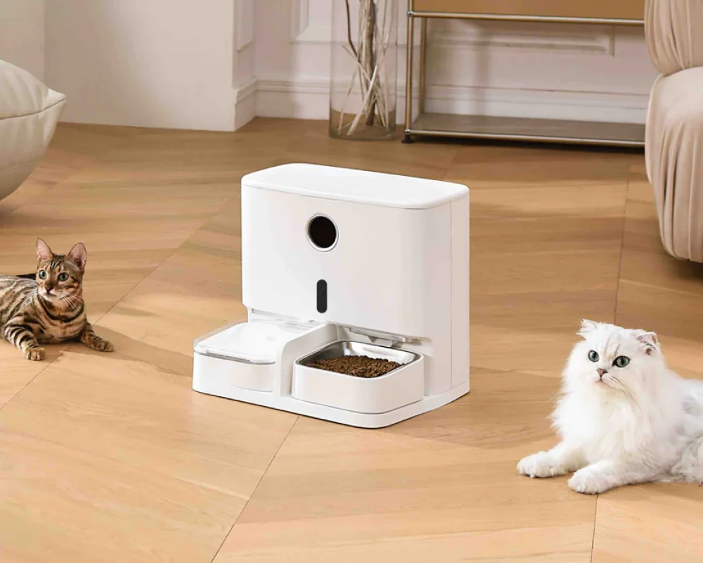 automatic dog feeder with camera